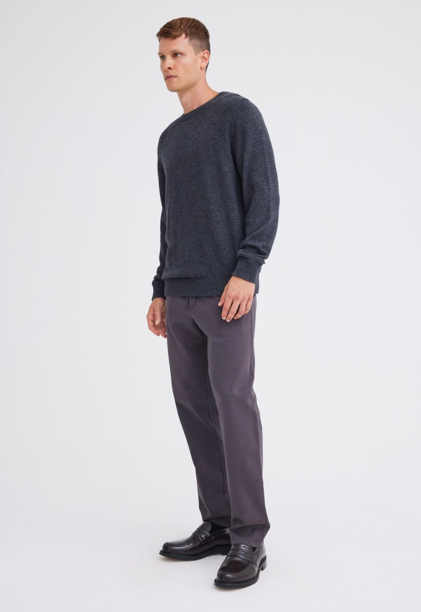 Jac + Jack Beckham Cashmere Sweater - Char Marle